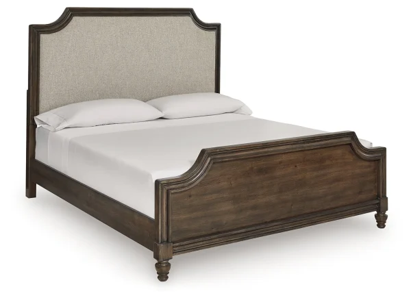 Veramond Queen Upholstered Panel Bed - Image 2